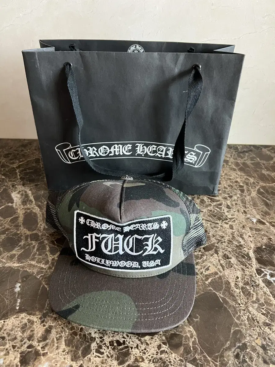 Chrome hearts Fuck Hollywood Trucker hat